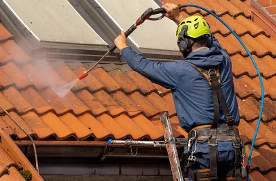 Démoussage et hydrofuge de toiture à Lemé